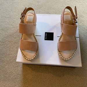 Dolce Vita Blush Suede Mauri Sandal